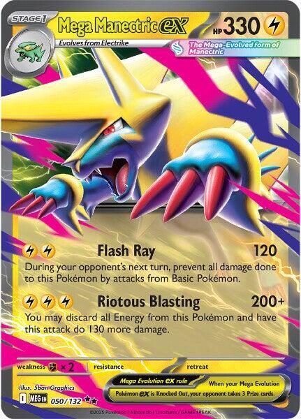 Mega Manectric Ex #50/132 - Mega Evolution