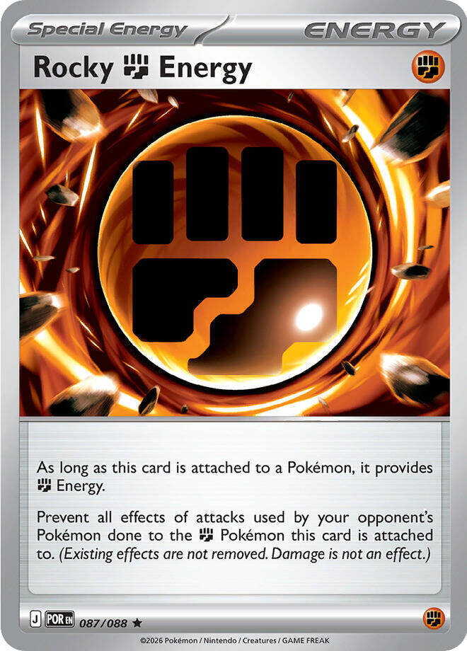 Rocky Fighting Energy Reverse Holofoil #87/88 - Perfect Order