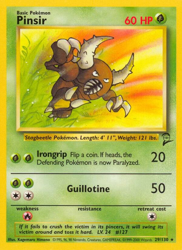 Pinsir base set 2 unlimited
