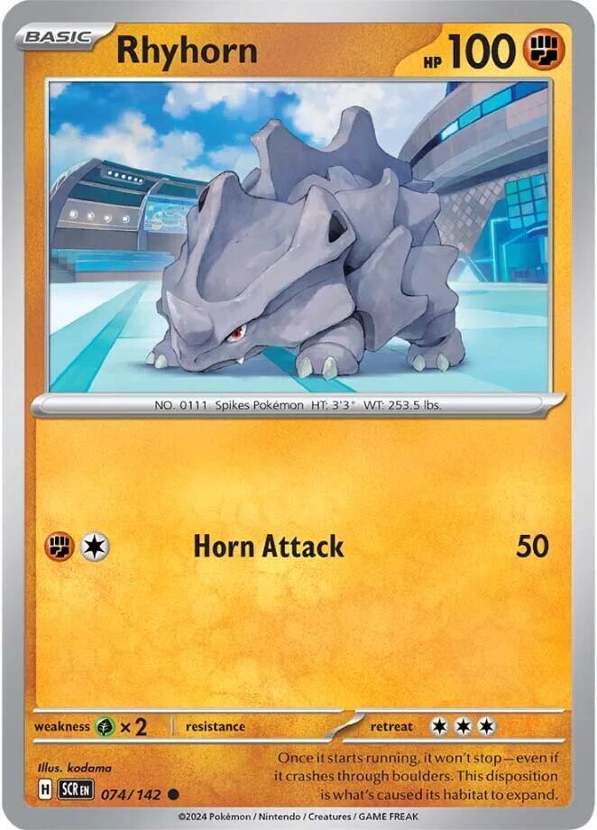 Rhyhorn #74/142 - Stellar Crown