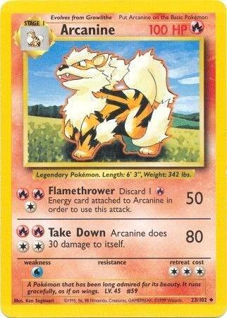 Arcanine base set unlimited