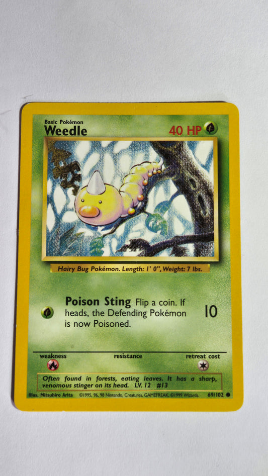 Weedle base set unlimited