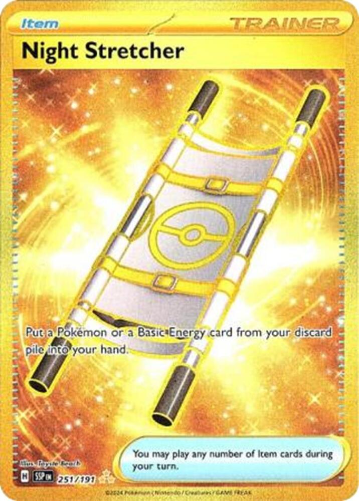 Night Stretcher Gold #251/191 - Surging Sparks