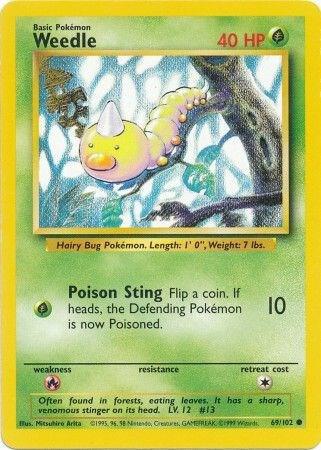 Weedle base set unlimited