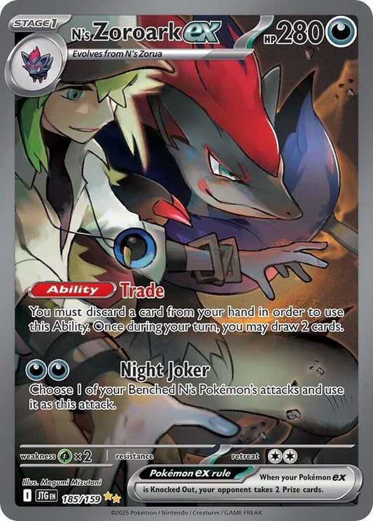 N' Zoroark Ex SIR #185/159 - Journey Together