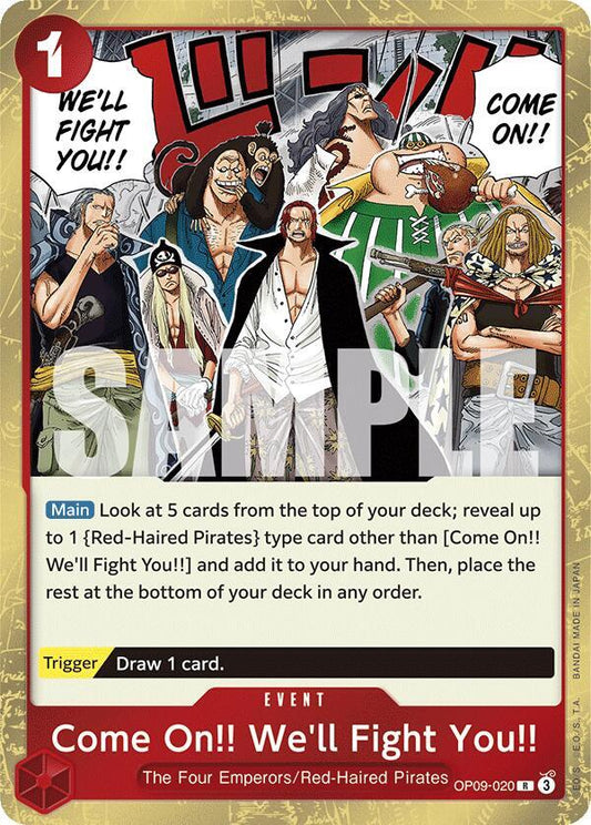 Come On!! We'll Fight You!! (OP09-20) - Emperors in the New World
