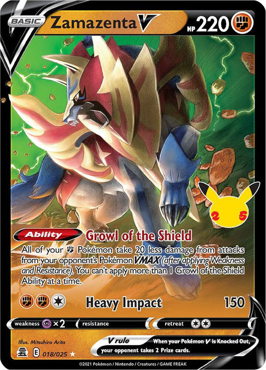 Zamazenta V #18/25 - Celebrations 25