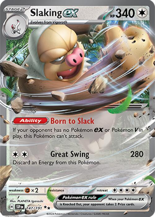 Slaking Ex #147/191 - Surging Sparks