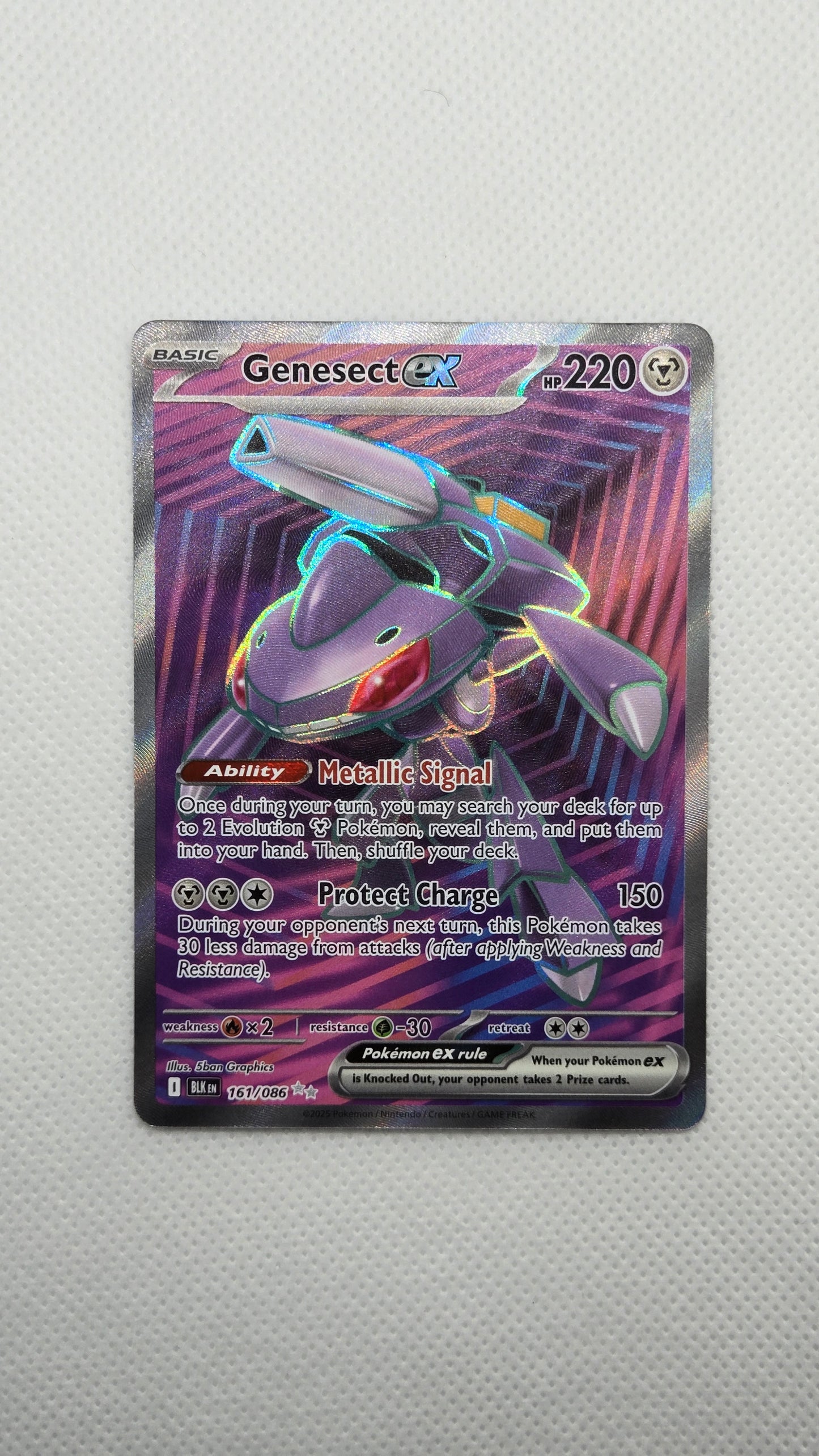 Genesect Ex FA #161/86