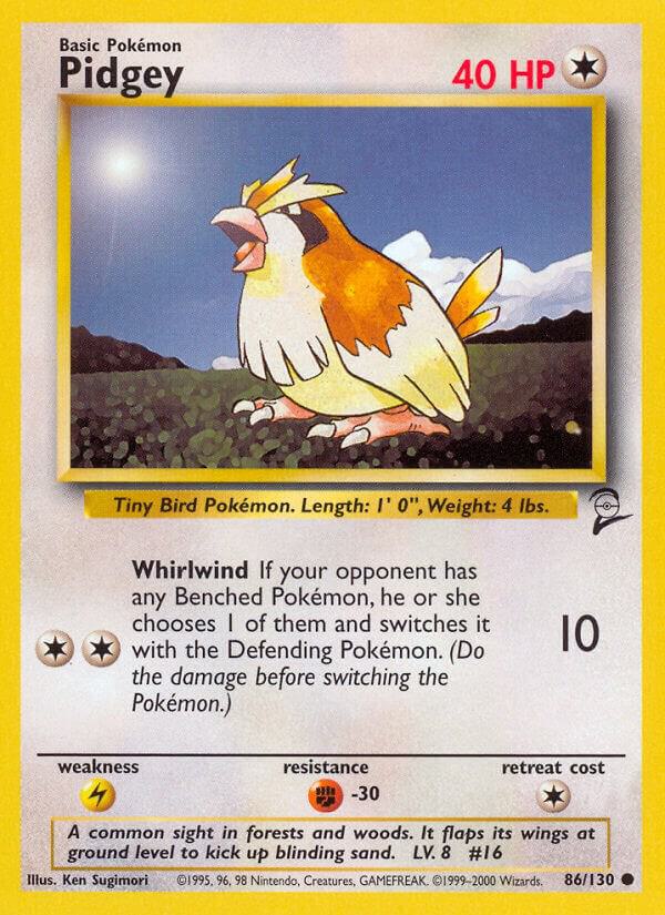 Pidgey base set 2 unlimited