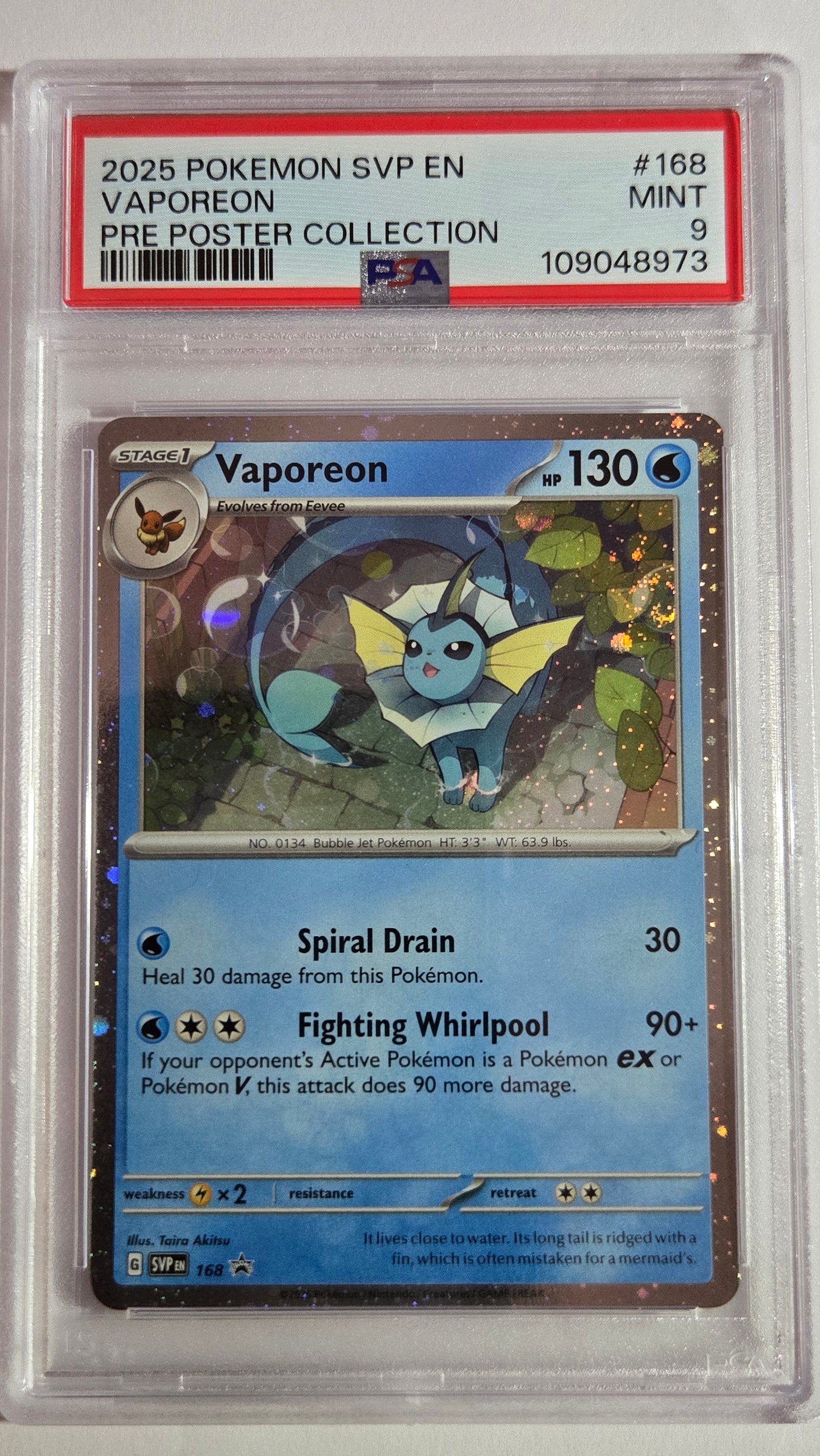 Vaporeon PSA 9