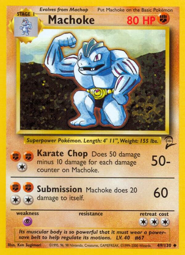 Machoke base set 2 unlimited