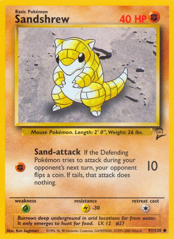 Sandshrew base set 2 unlimited