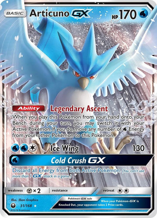 Articuno Gx #31/168 - Celestial Form
