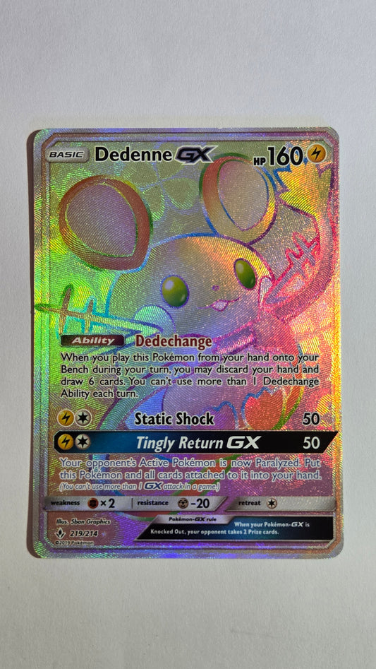 Dedenne GX #219 - Unbroke Bonds