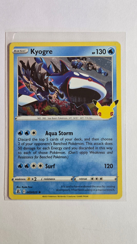 Kyogre #3 - Celebrations 25