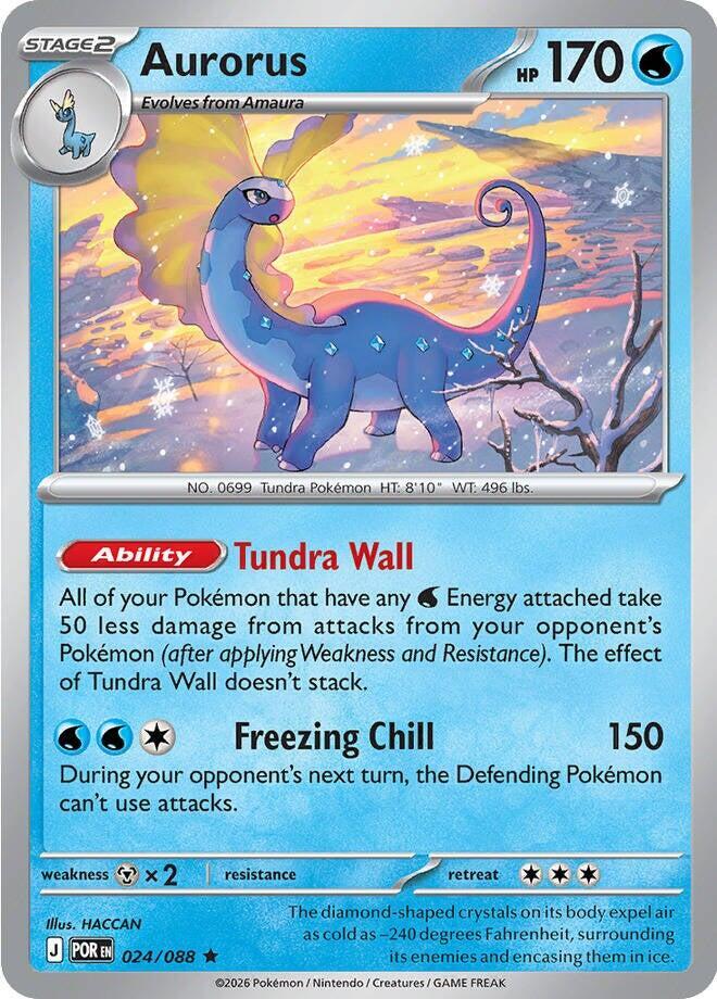 Aurorus Reverse Holofoil #24/88 - Perfect Order