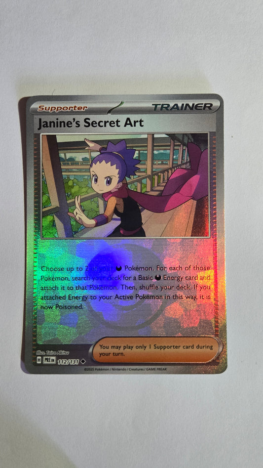 Janine's Secret art Pokeball #112 - Prismatic Evolutions