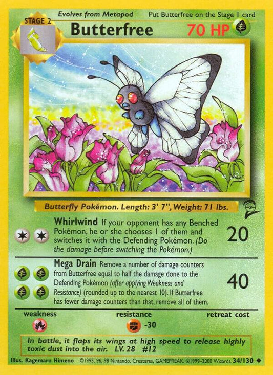 Butterfree base set 2 unlimited