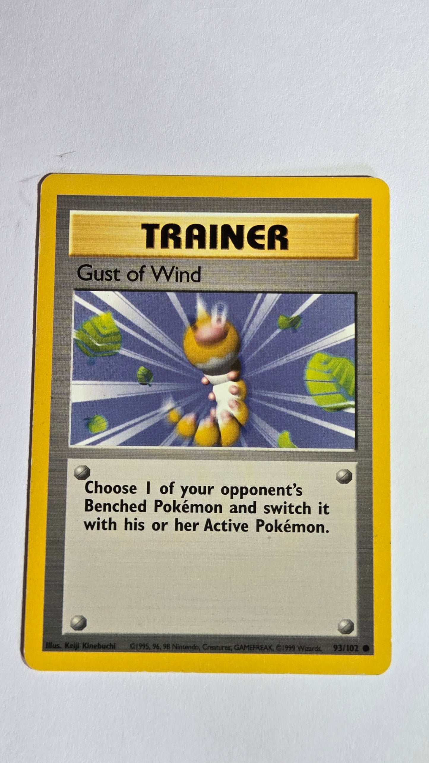 Trainer: Gust of wind (base set unlimited)