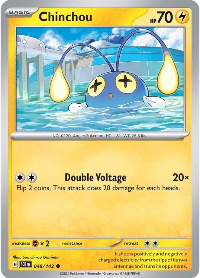 Chinchou #48/142 - Stellar Crown