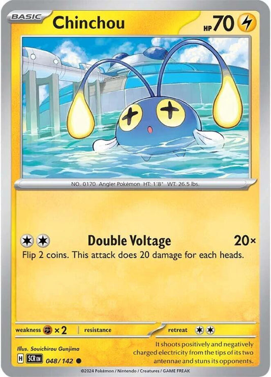Chinchou #48/142 - Stellar Crown