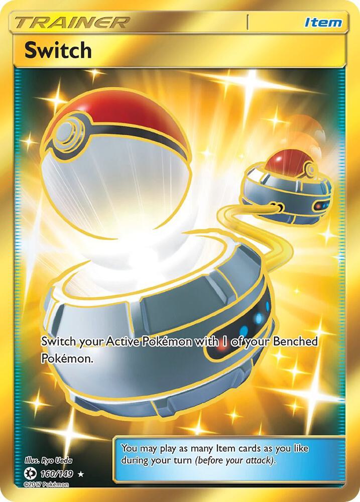 Switch Gold 160/149 - Pokémon Sun & Moon