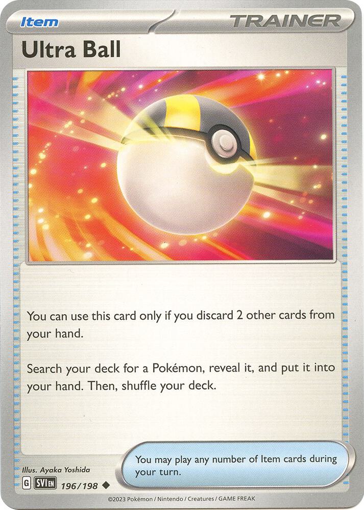 Ultra Ball #196/198 - Scarlet & Violet Base Set