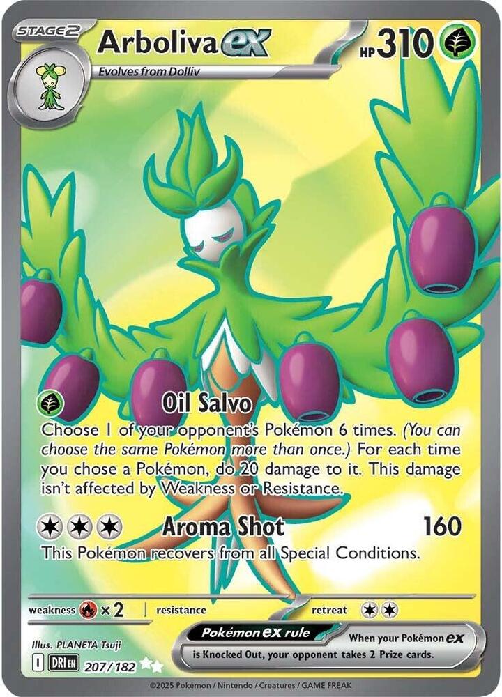 Arboliva Ex FA #207/182 - Destined Rivals