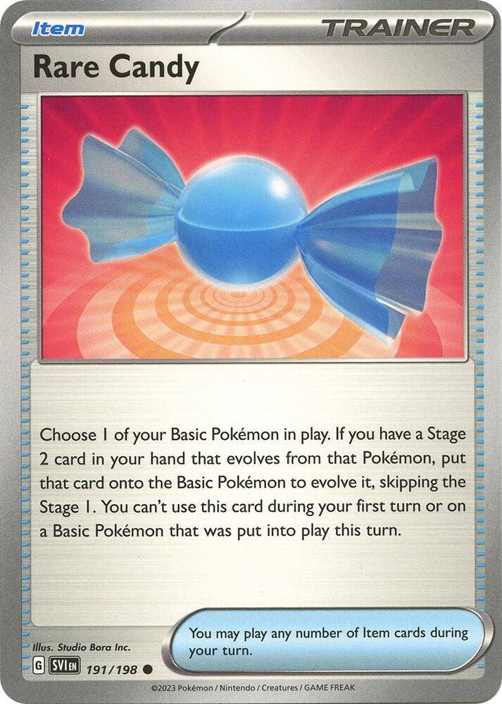 Rare Candy #191/198 - Scarlet & Violet Base Set