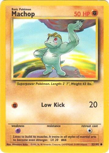 Machop base set unlimited