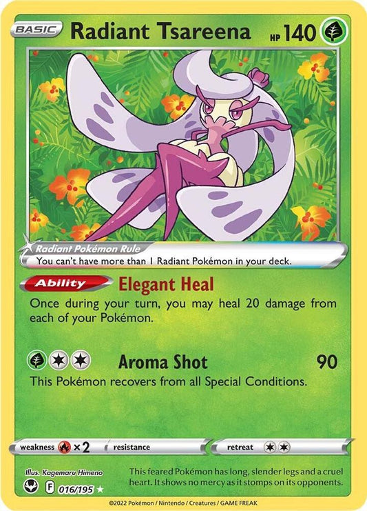 Radiant Tsareena #16/195 - Silver Tempest