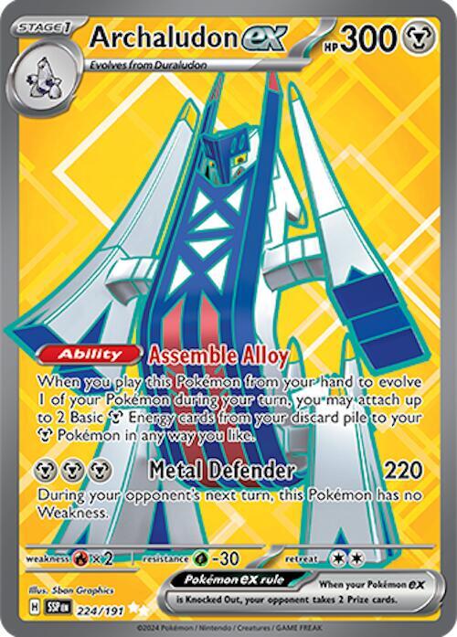 Archaludon Ex FA #224/191 - Surging Sparks