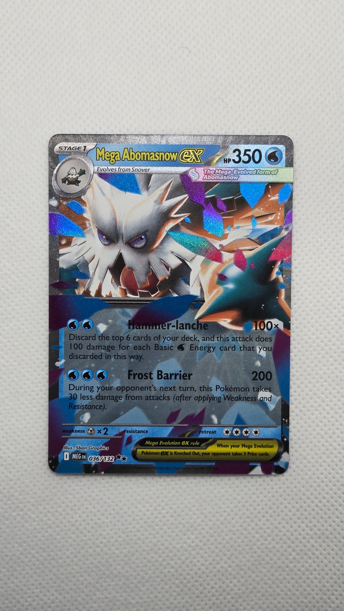 Mega Abomasnow Ex #36/132