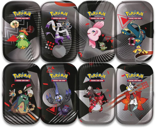 Mini tins de black bolt & White Flare