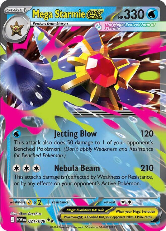 Mega Starmie Ex #21/88 - Perfect Order