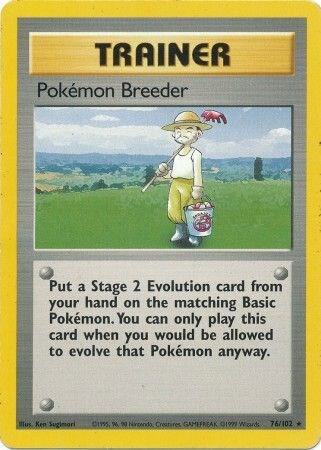 Breeder #76/102 - Base set unlimited