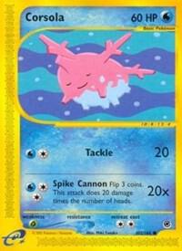 Corsola Reverse Holofoil #102/165 - Expedition