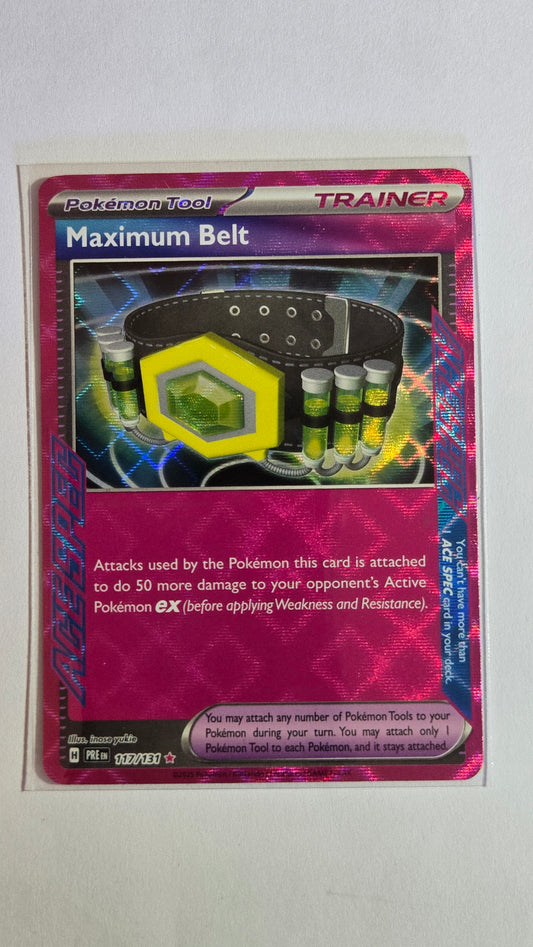 Maximum belt #117 - Prismatic Evolutions