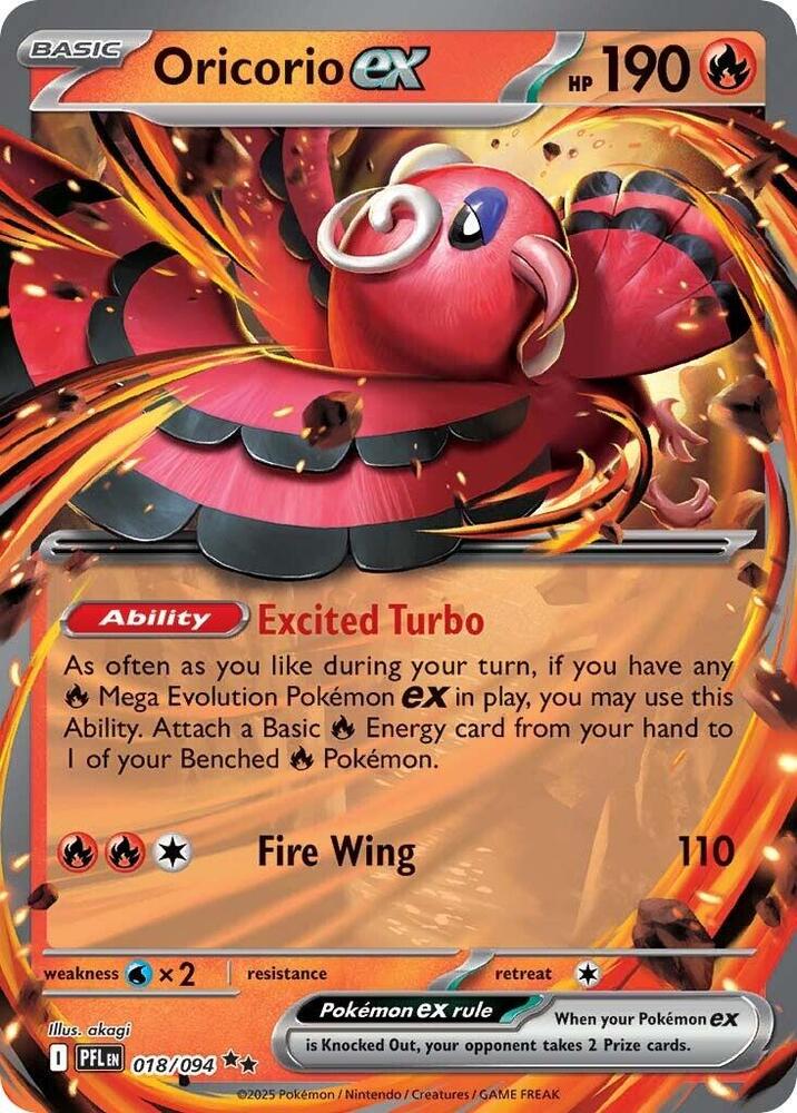 Oricorio Ex #18/94 - Phantasmal Flames