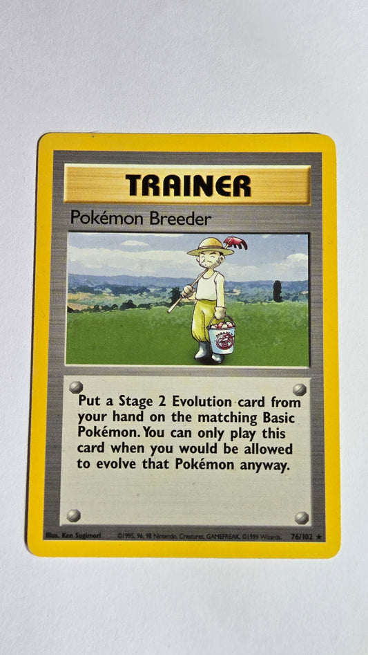 Trainer: Pokémon Breeder (base set unlimited)