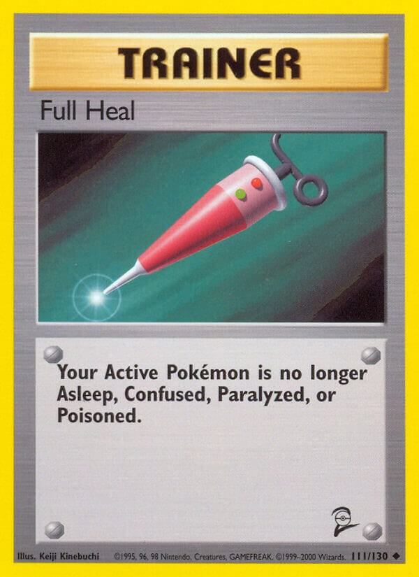 Full Heal #111/130 - Base set 2 unlimited