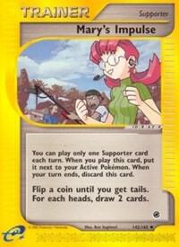 Mary's Impulse Reverse Holofoil #142/165 - Expedition