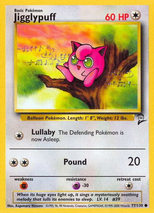 Jigglypuff base set 2 unlimited