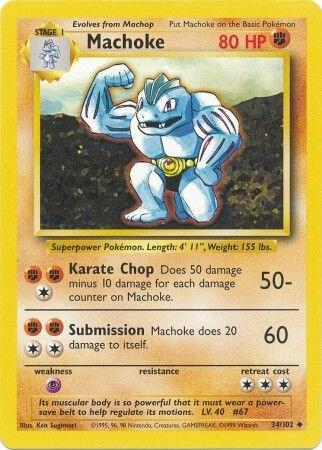 Machoke base set unlimited