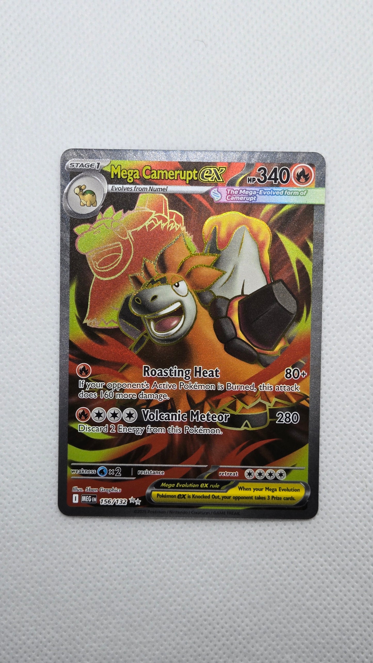 Mega Camerupt Ex #156/132