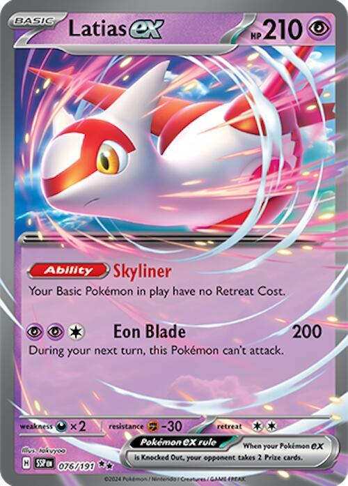 Latias ex #76/191 - Surging Sparks