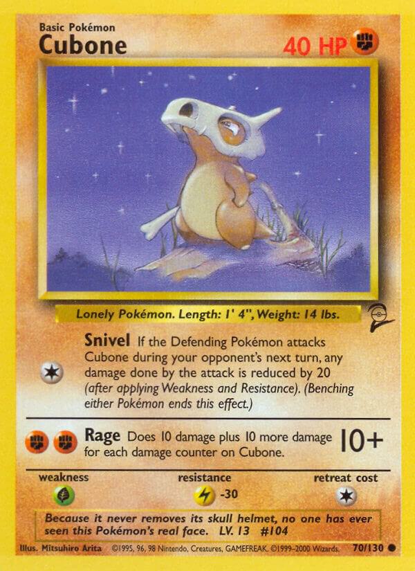 Cubone base set 2 unlimited
