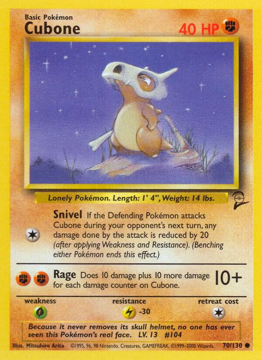 Cubone base set 2 unlimited