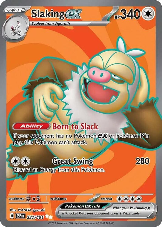 Slaking Ex FA #227/191 - Surging Sparks